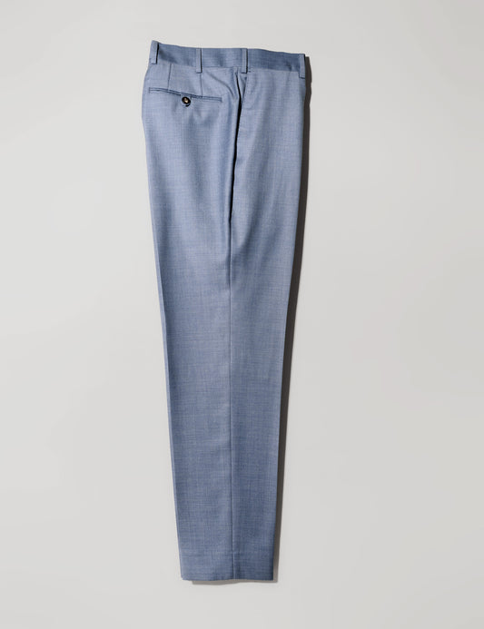 BKT50 Tailored Trousers in Heathered Twill - Blue Fog