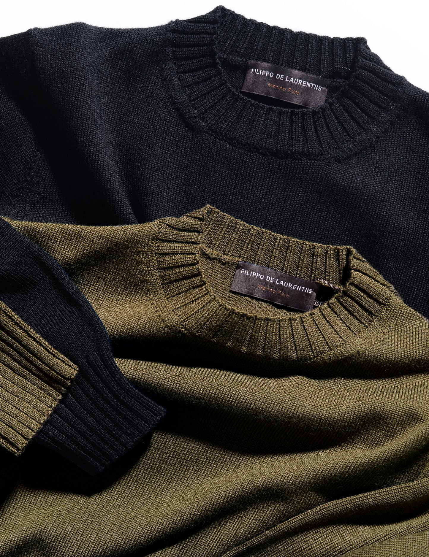 Sturdy Merino Crewneck Sweater - Black