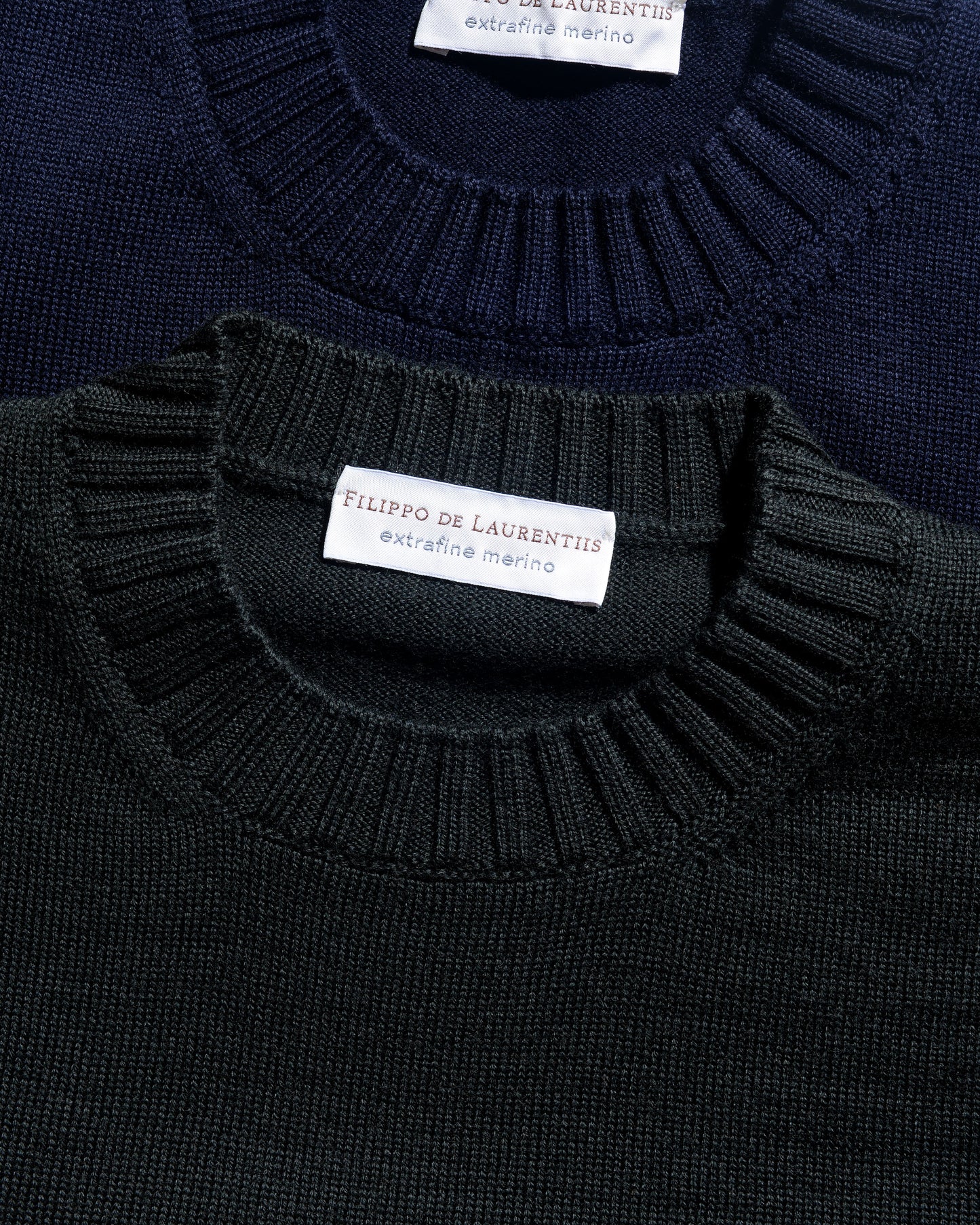 Sturdy Merino Crewneck Sweater - Navy