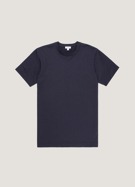 Riviera Midweight T-Shirt in Navy