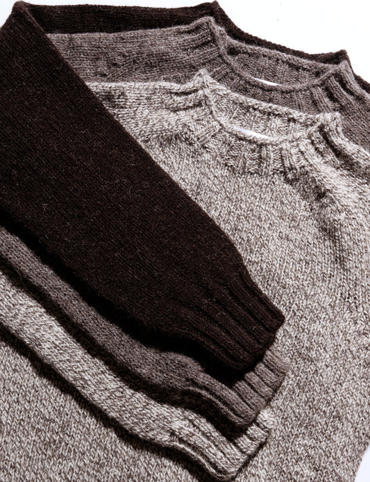 British Heritage Natural Wool Sweater - Hebridean