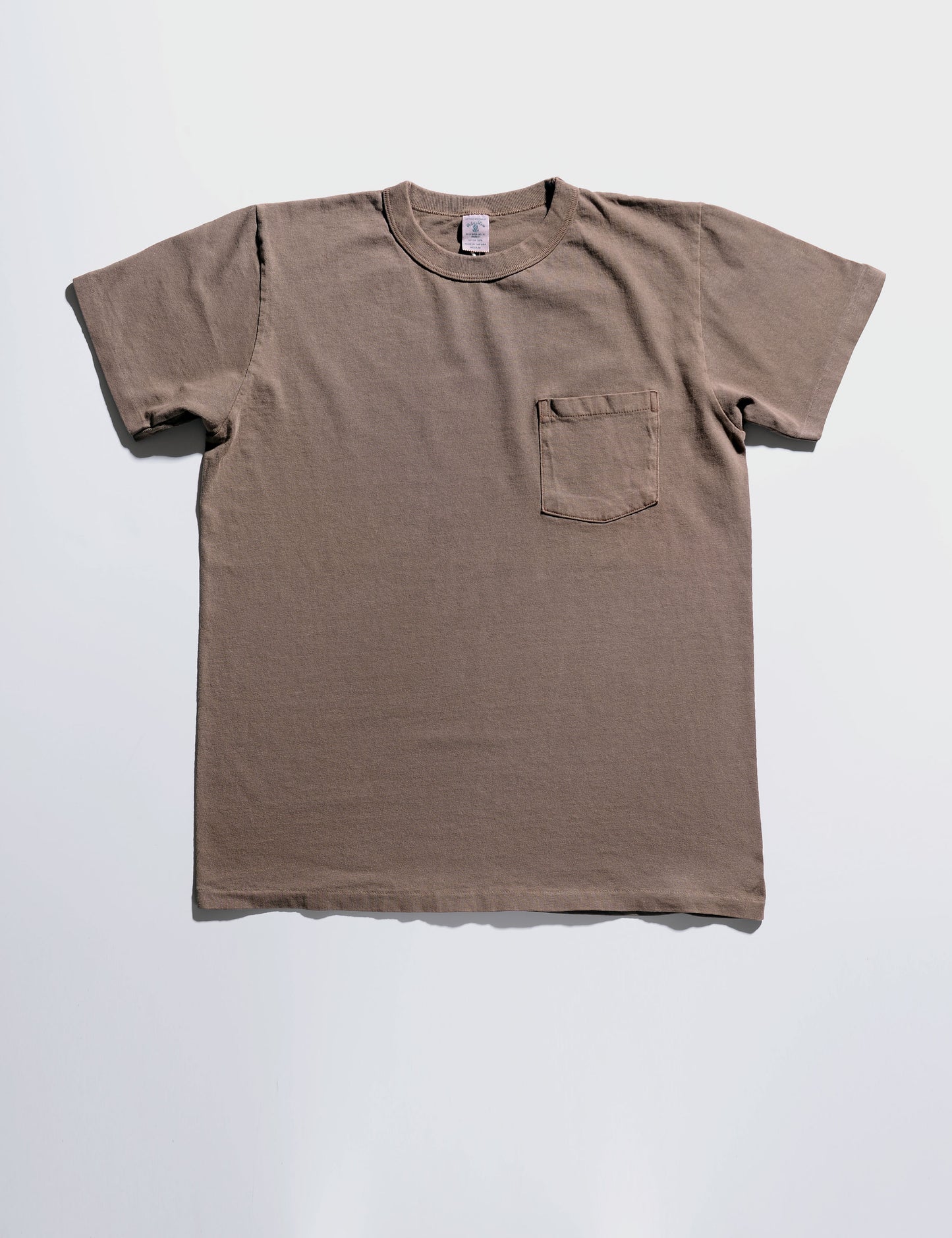 Pigment-Dyed Pocket Tee in Hickory