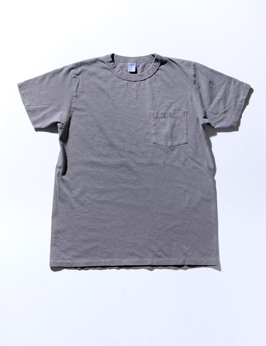 Pigment-Dyed Pocket Tee in Gunmetal