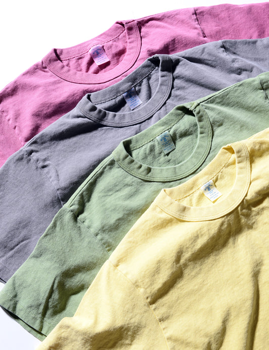 Pigment-Dyed Pocket Tee in Gunmetal