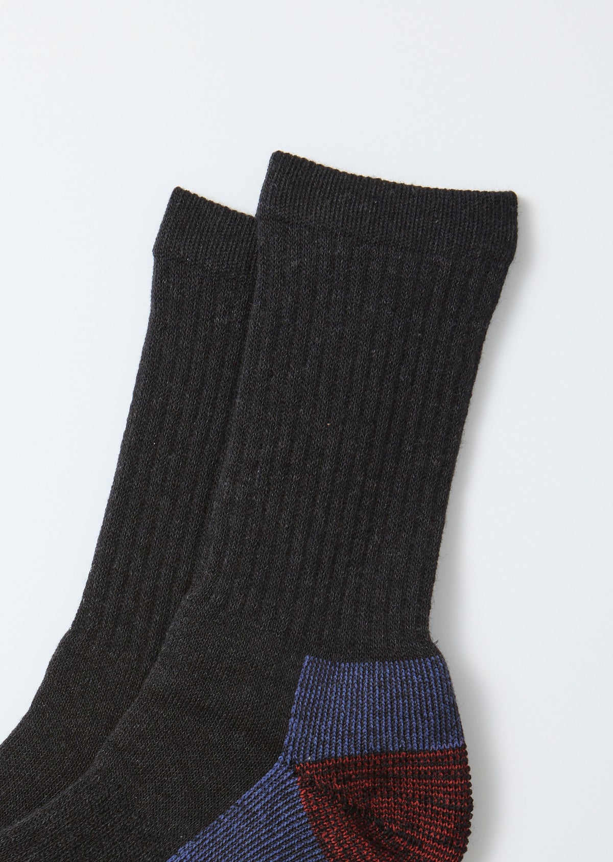 Double Face Merino Pile Socks - Dark Green