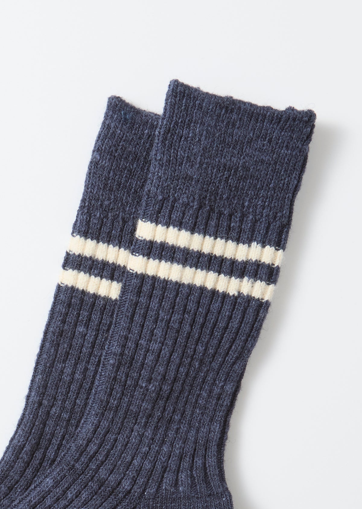 Recycled Cotton/Wool Daily 3-Pack Socks - Navy