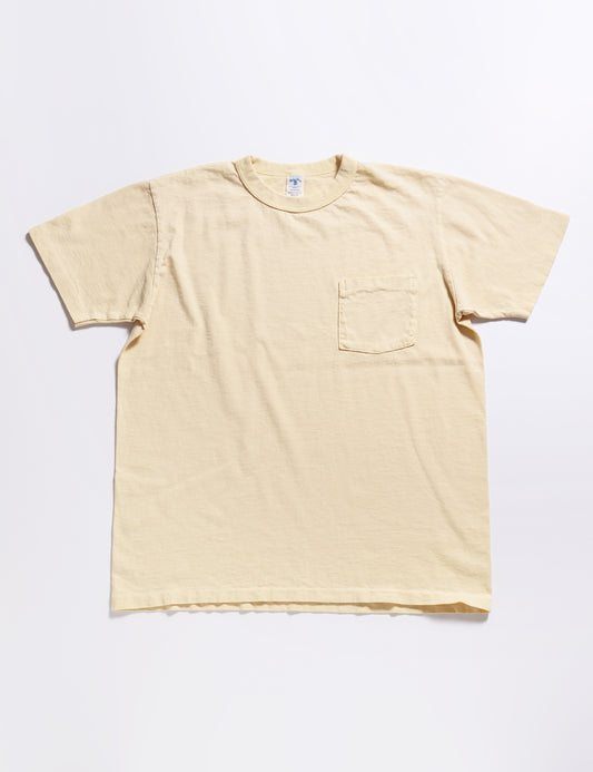 Pigment Pocket Tee in Oat Milk