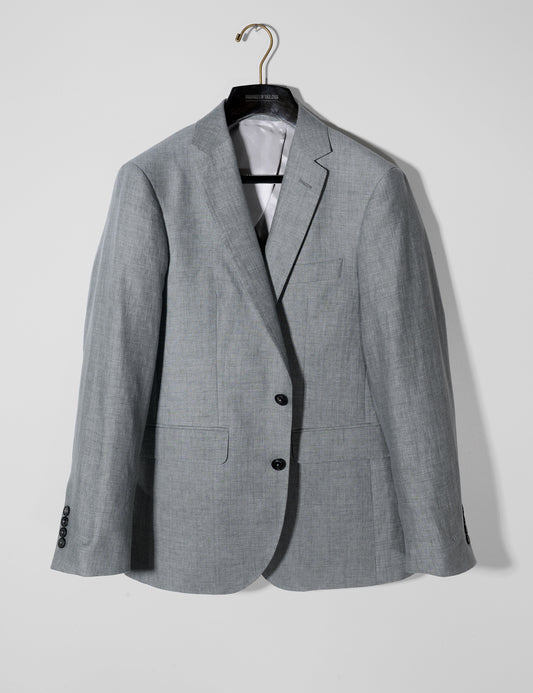 BKT50 Tailored Jacket in Linen Twill - Pewter