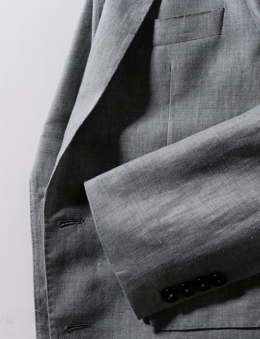 BKT50 Tailored Jacket in Linen Twill - Pewter