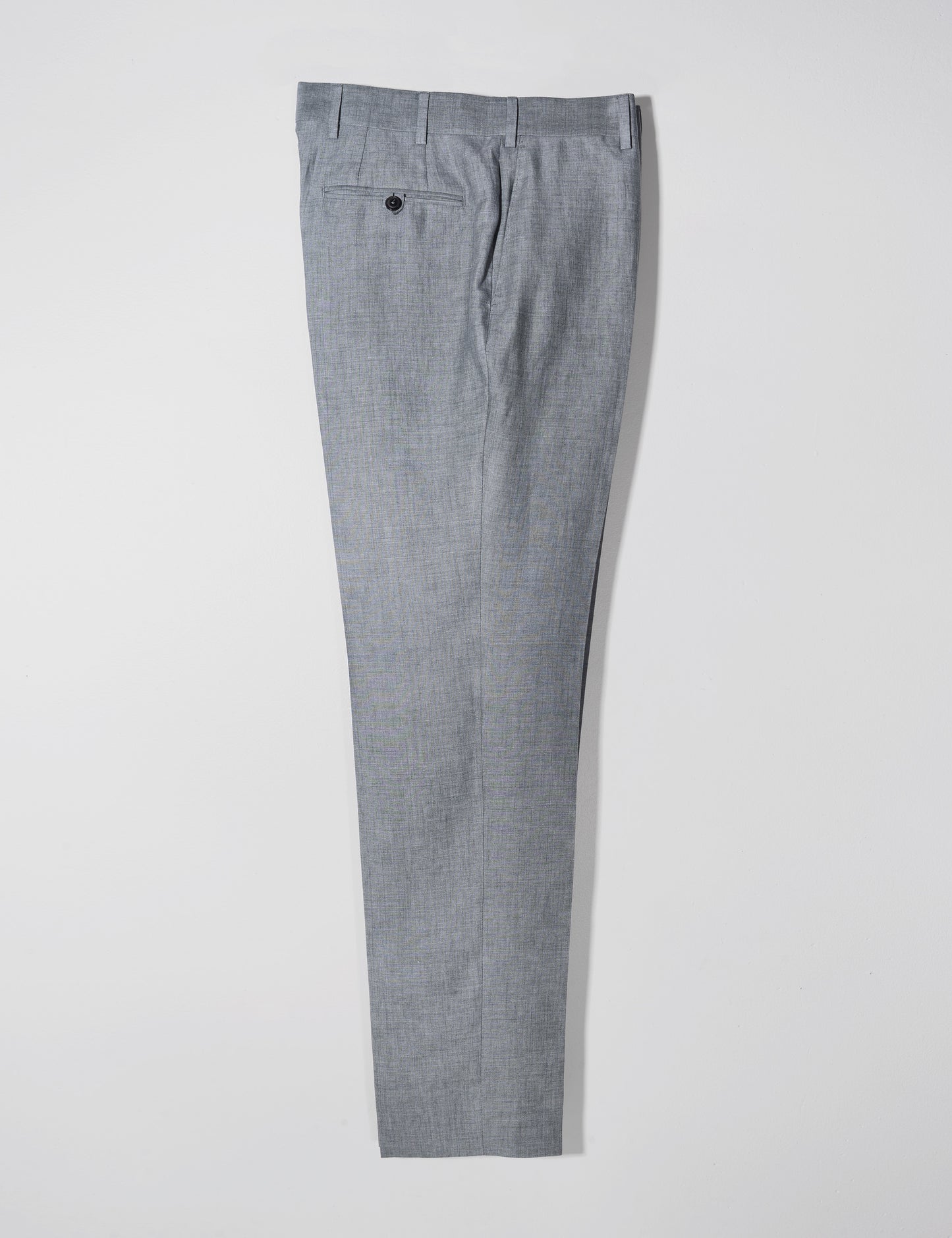 BKT50 Tailored Trousers in Linen Twill - Pewter