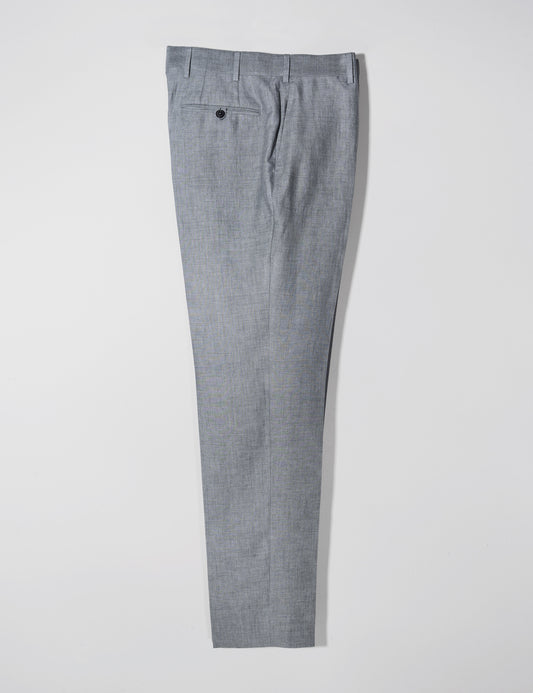 BKT50 Tailored Trousers in Linen Twill - Pewter