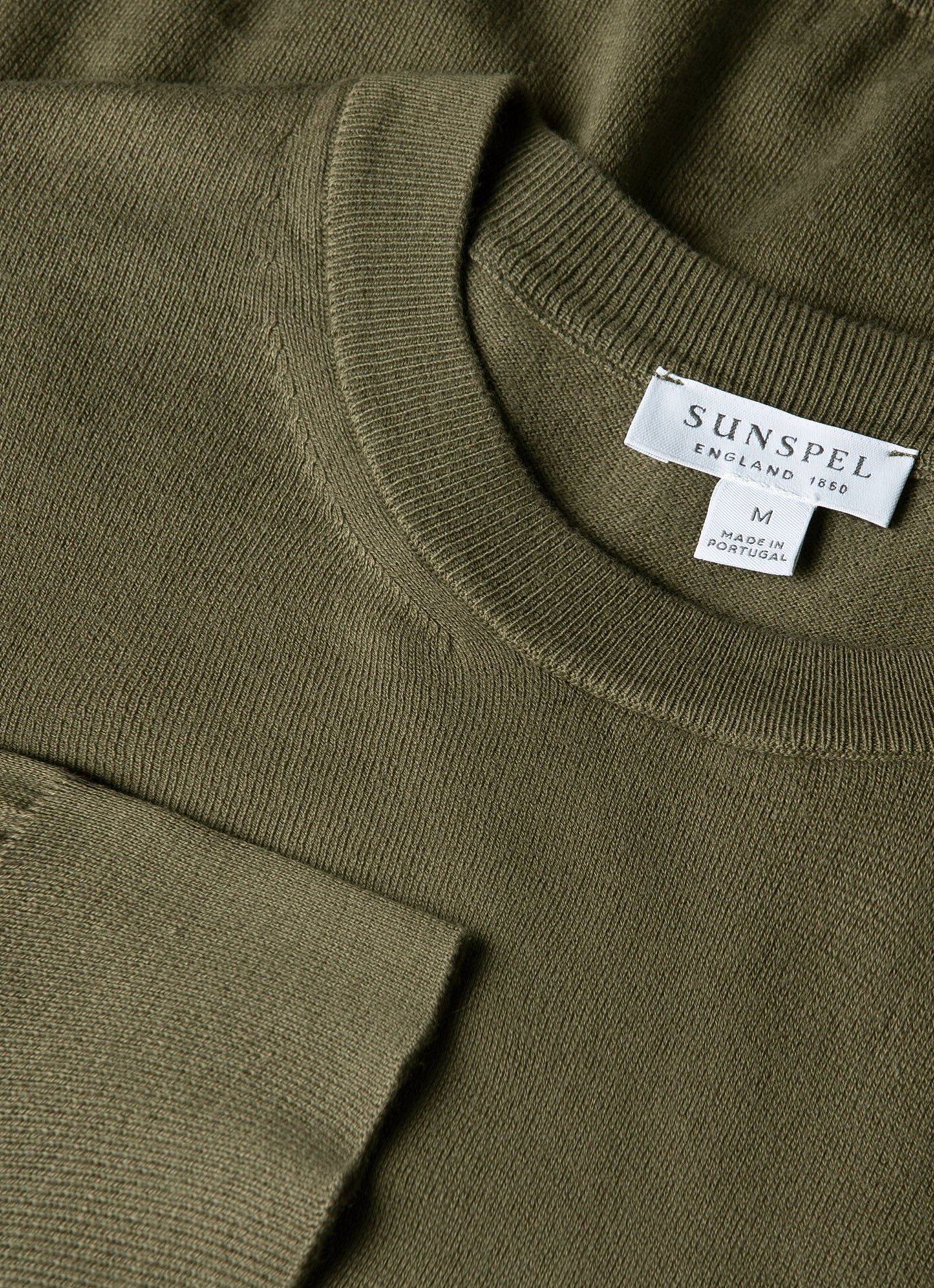 Lightweight Cotton Sweater - Khaki