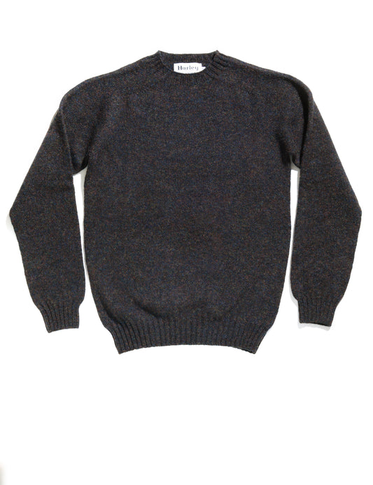 Slim-Fit Shetland Sweater - Night
