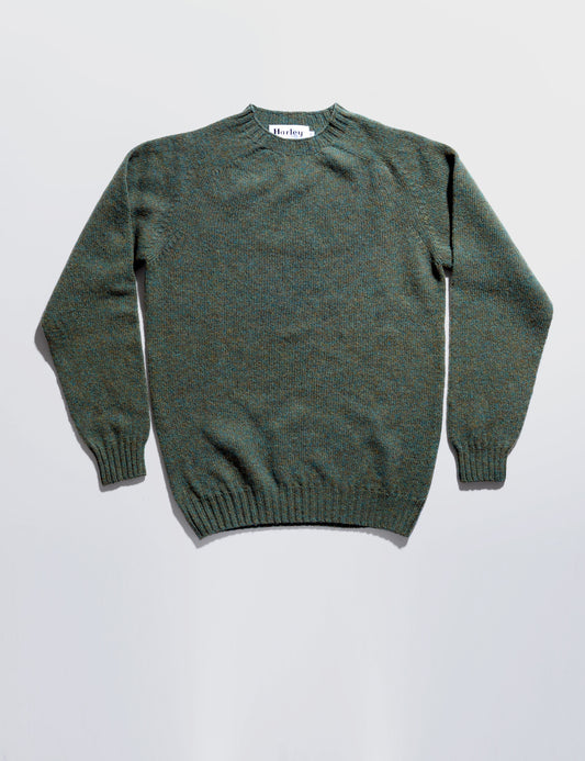 Slim-Fit Shetland Sweater - Nettle