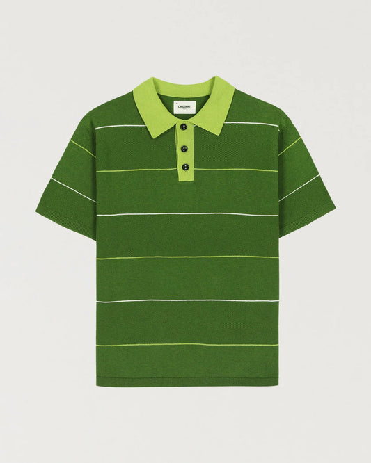 FINAL SALE: Cotton Cashmere Toki Polo - Green