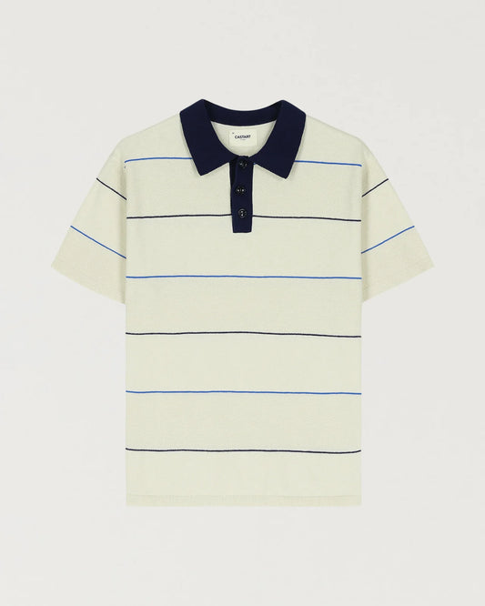FINAL SALE: Cotton Cashmere Toki Polo - Ecru