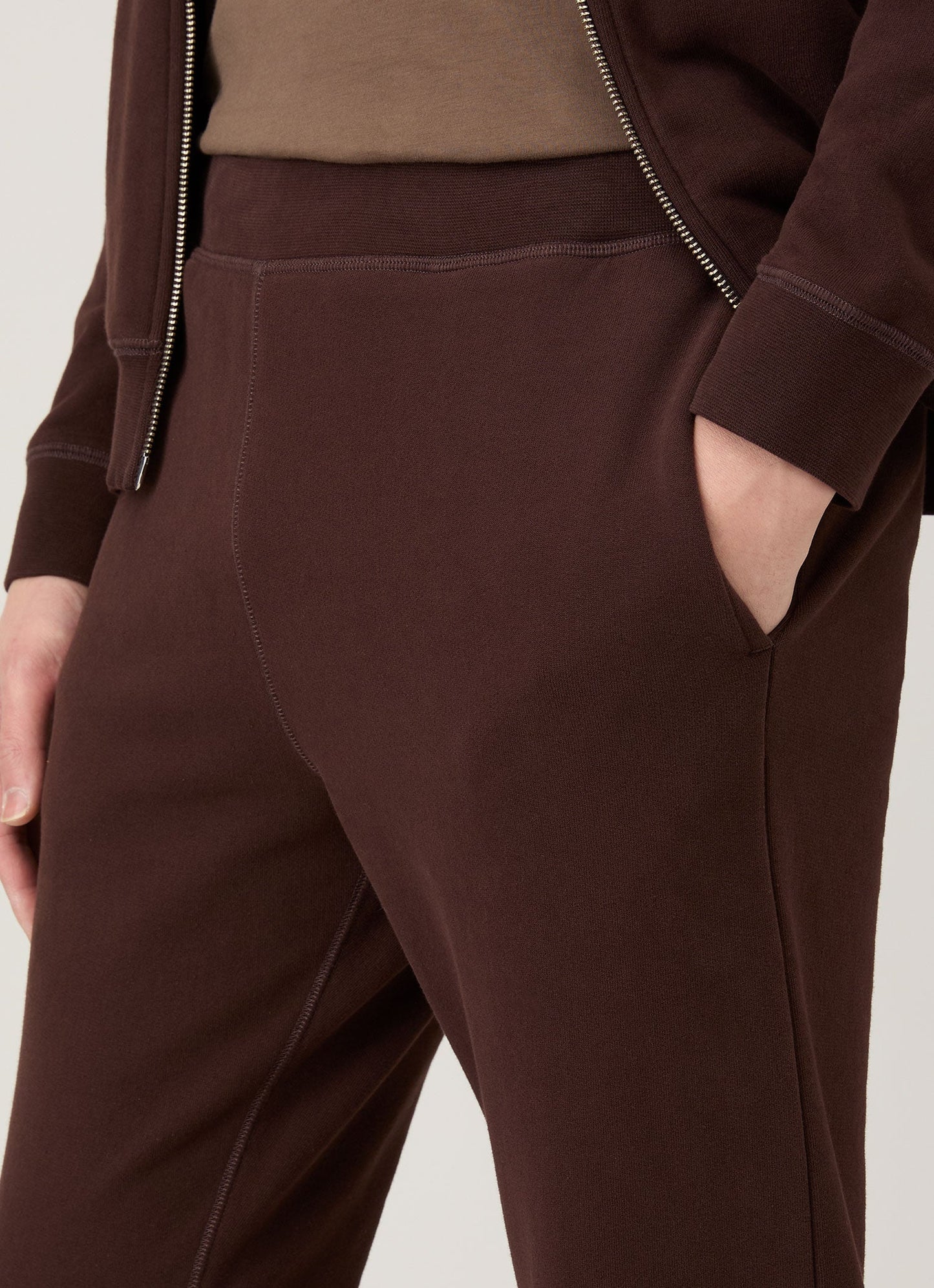 Loopback Sweatpants in Truffle
