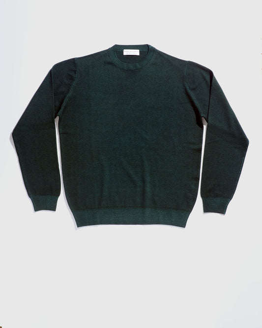 Vintage Merino Crewneck - Bosco