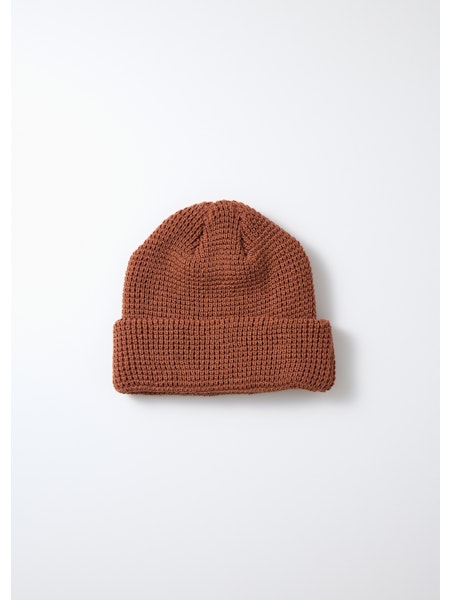 Waffle Watch Cap - Terracotta