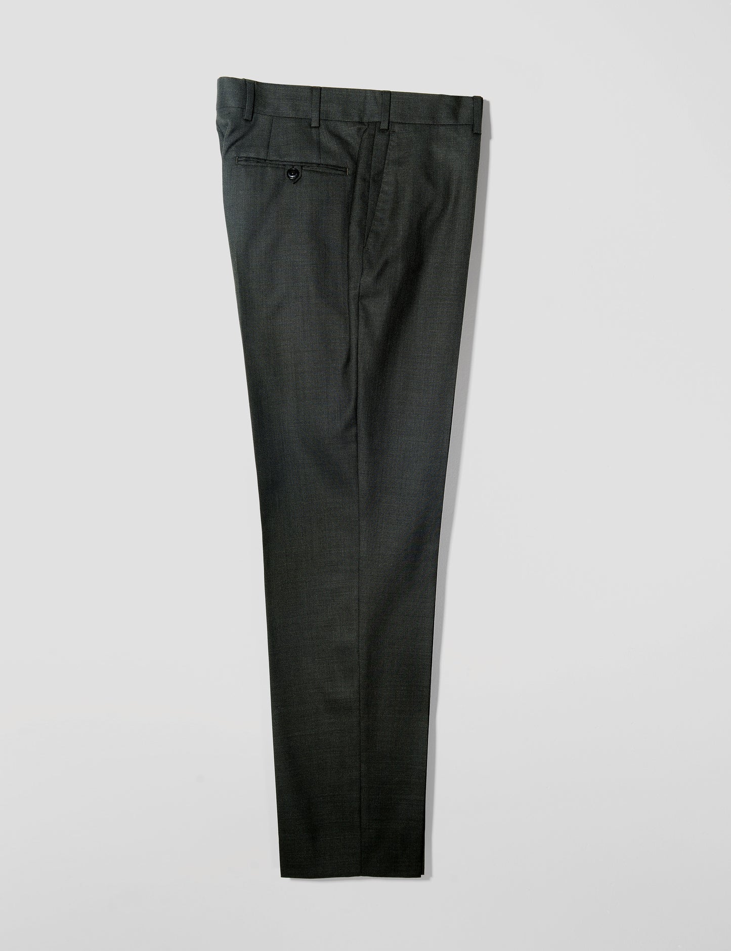 BKT50 Tailored Trousers in Textured Wool - Wrought Iron