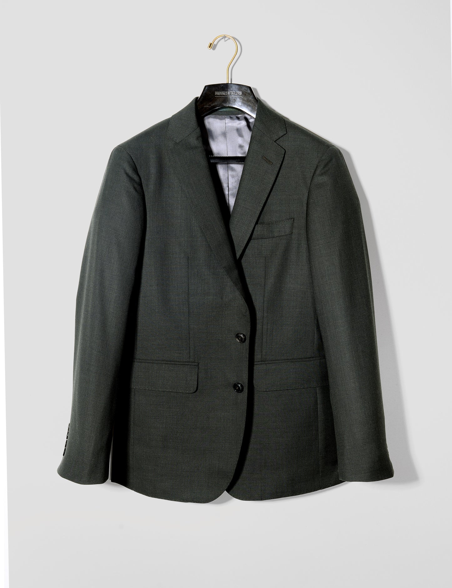 BKT50 Tailored Jacket in Textured Wool - Wrought Iron