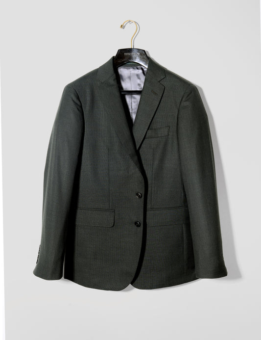 BKT50 Tailored Jacket in Textured Wool - Wrought Iron