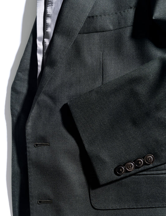 BKT50 Tailored Jacket in Textured Wool - Wrought Iron