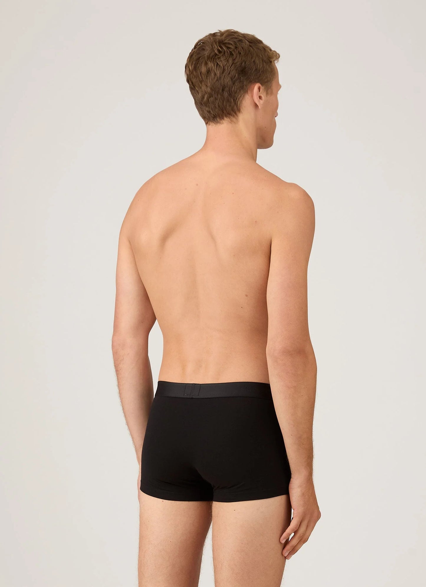 Stretch Cotton Trunks 3-Pack - Black