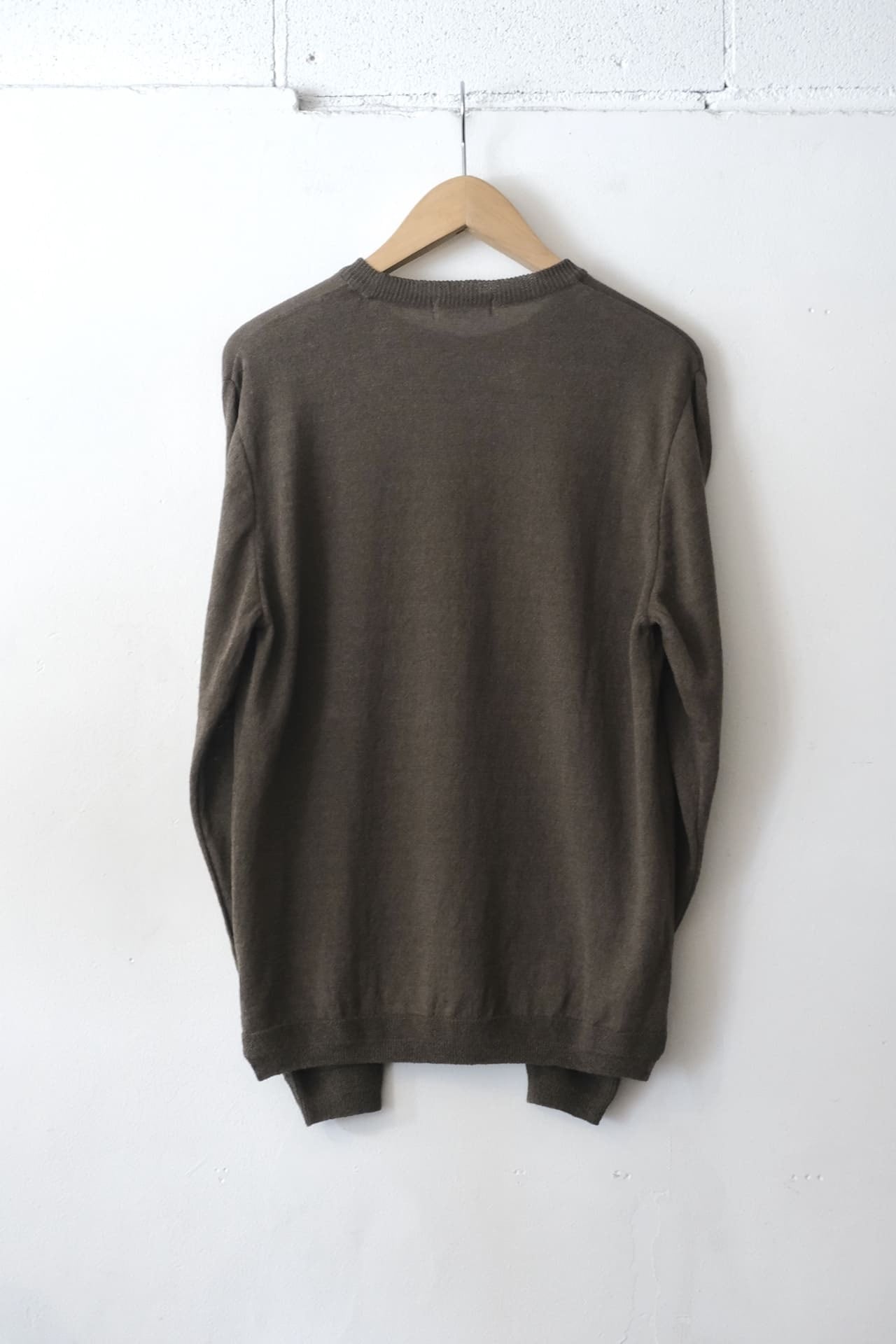 Cotton Linen Sweater - Charcoal