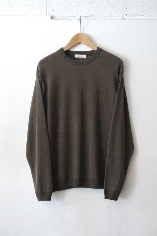 Cotton Linen Sweater - Charcoal