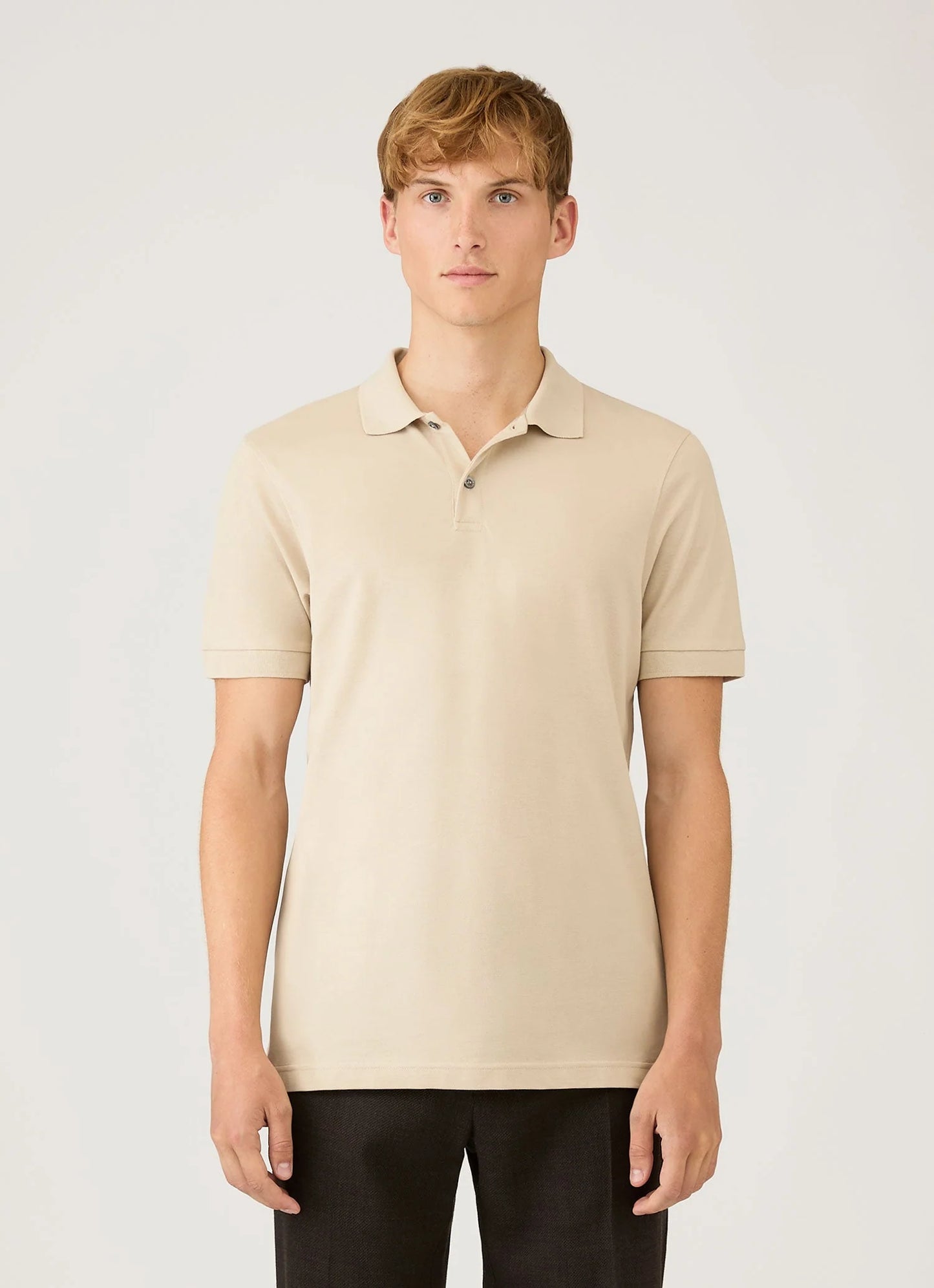 Short Sleeve Pique Polo - Hazelwood