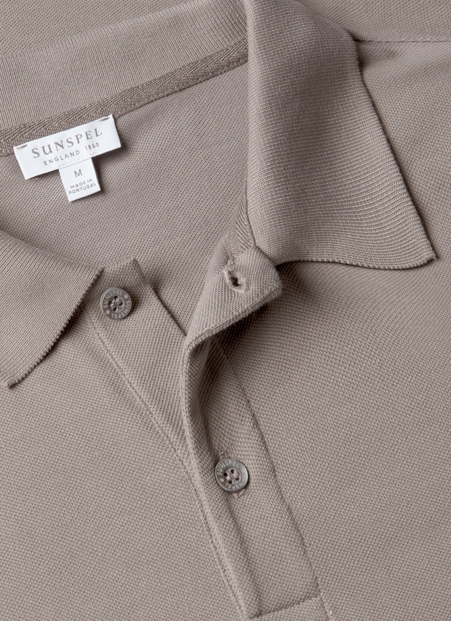 Short Sleeve Pique Polo - Iron Gray
