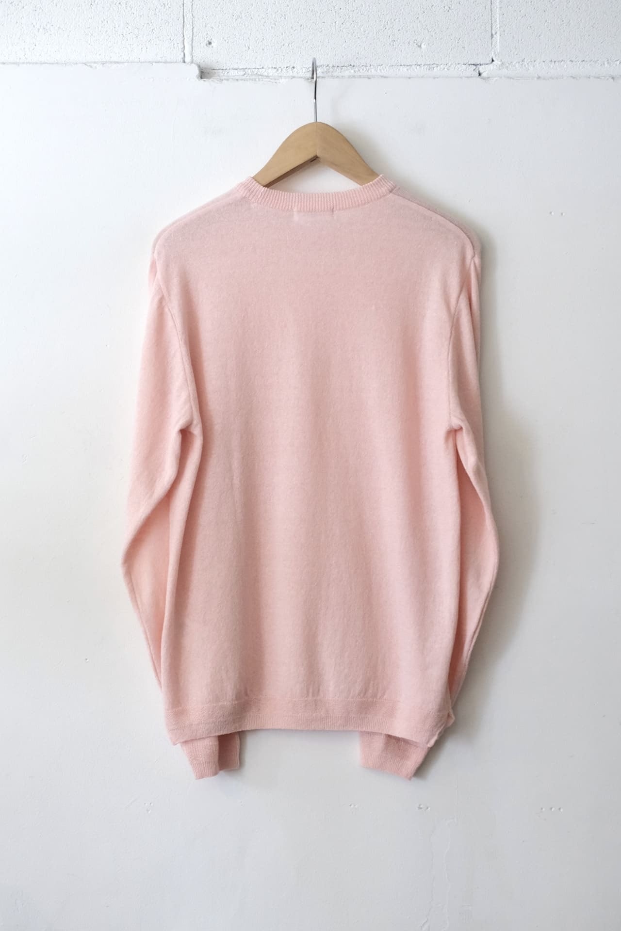 Cotton Linen Sweater - Pale Pink