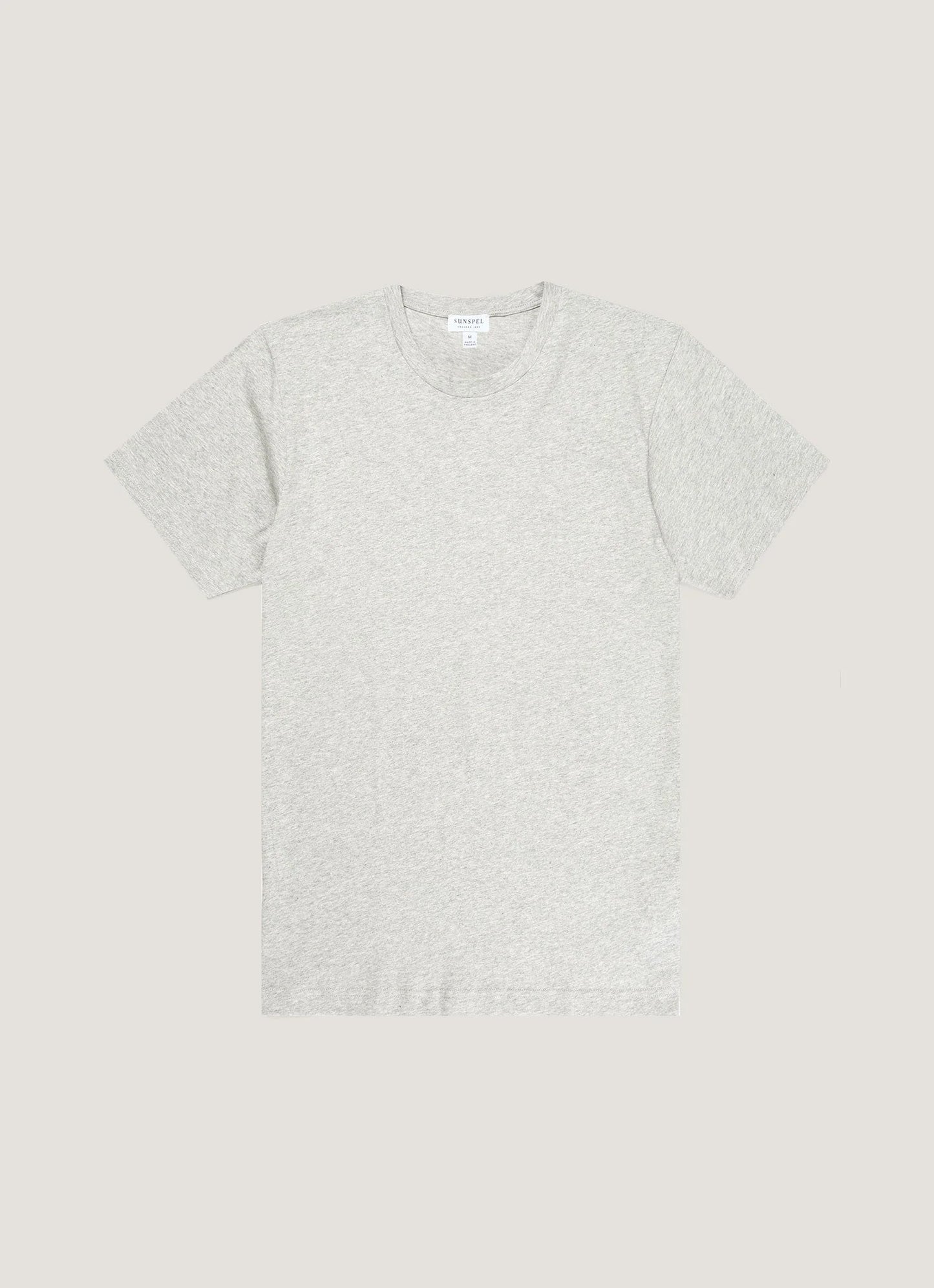 Riviera Midweight T-Shirt in Grey Melange