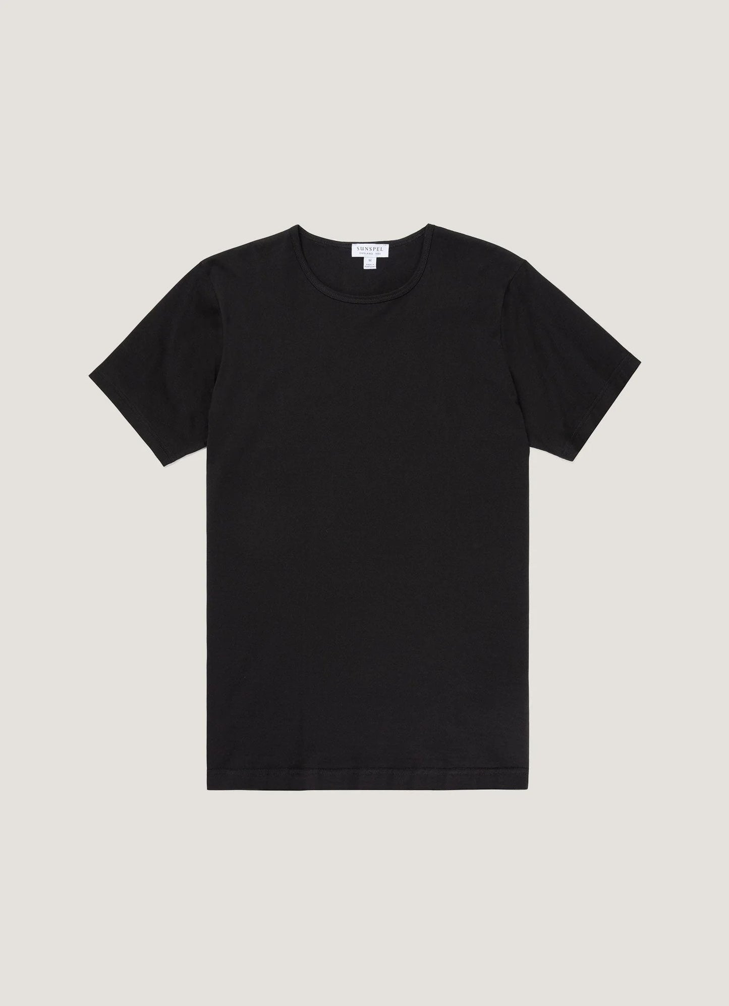 Superfine Cotton Underwear T-shirt - Black