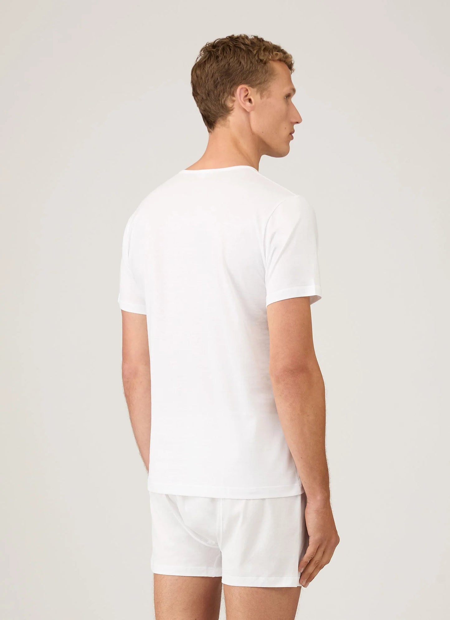 Superfine Cotton Underwear T-shirt - White