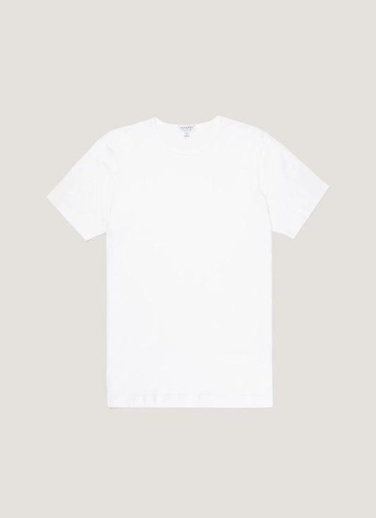 Superfine Cotton Underwear T-shirt - White