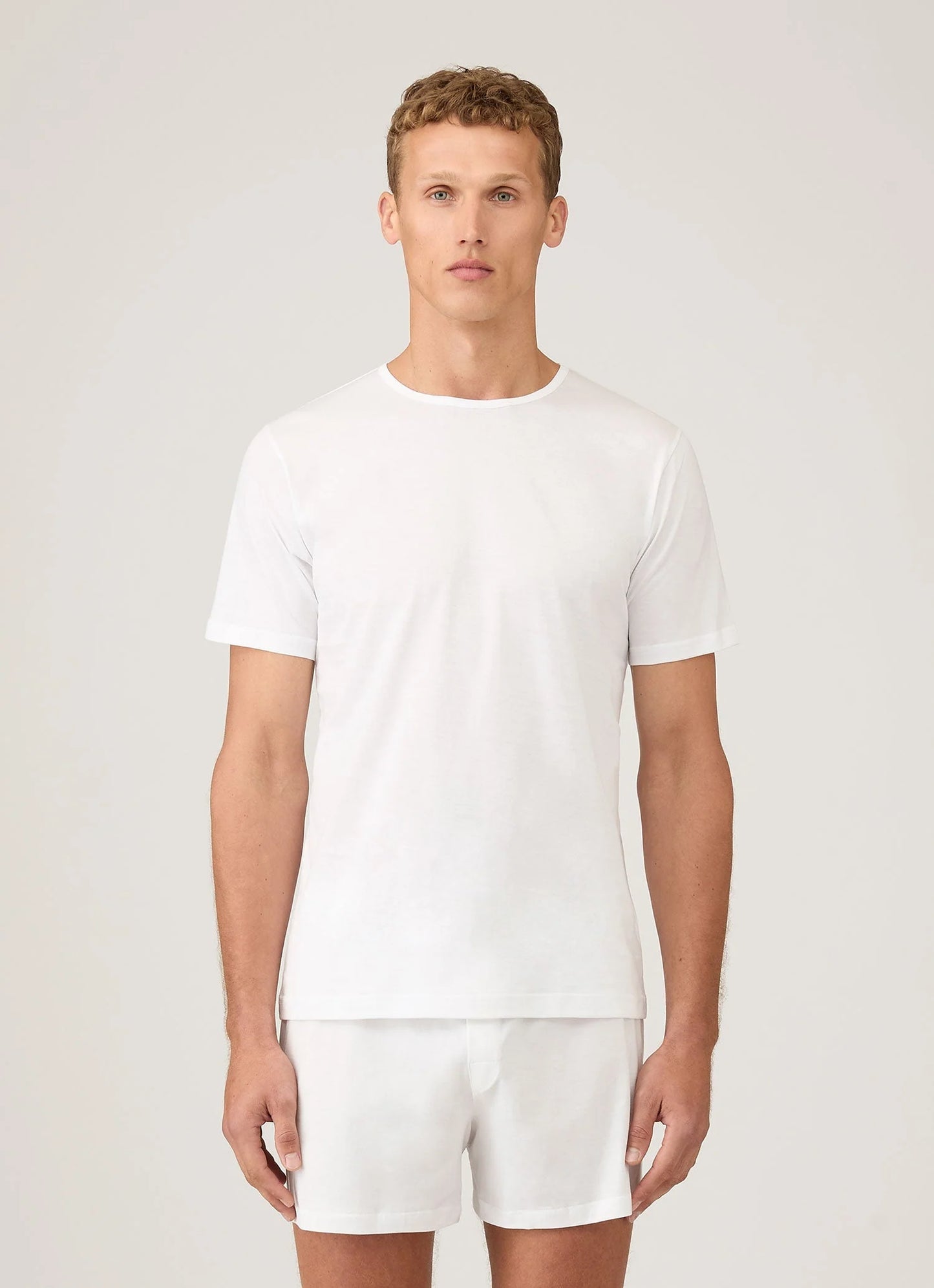 Superfine Cotton Underwear T-shirt - White