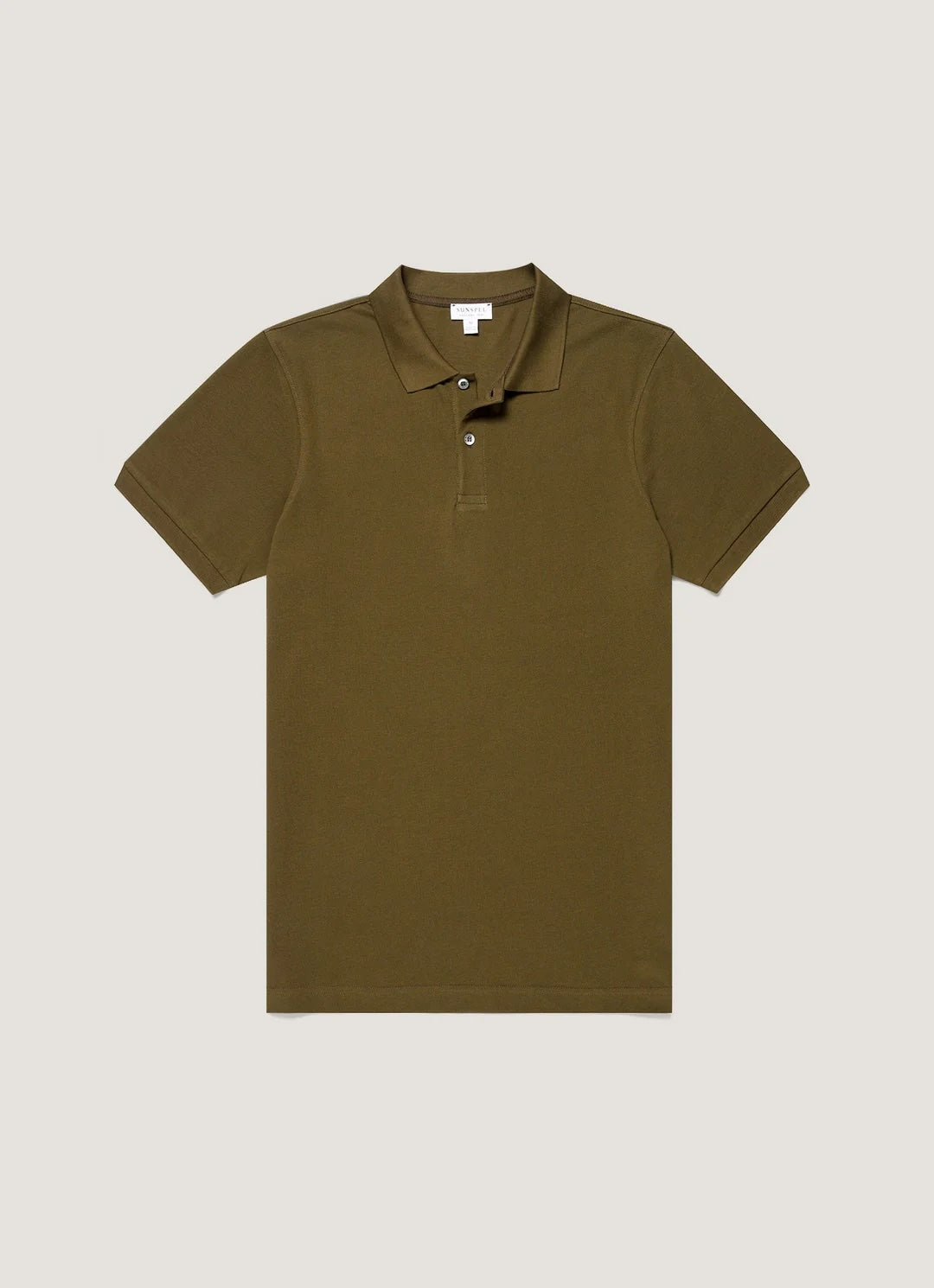 Short Sleeve Pique Polo - Loden Green
