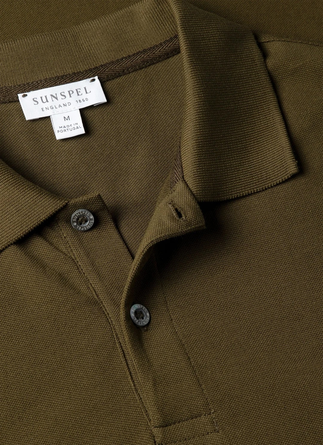 Short Sleeve Pique Polo - Loden Green