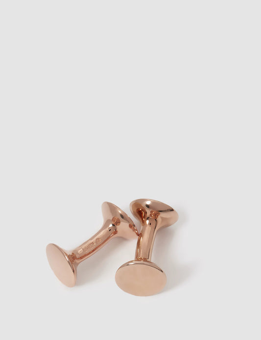 Codis Maya Bow Cufflinks in 18 Carat Rose Gold photo