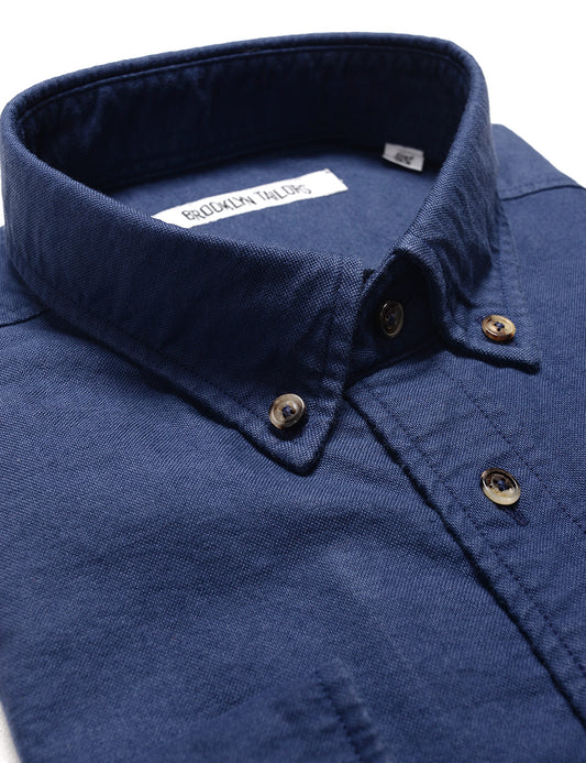 BKT10 Slim Casual Shirt in Classic Oxford - Ink