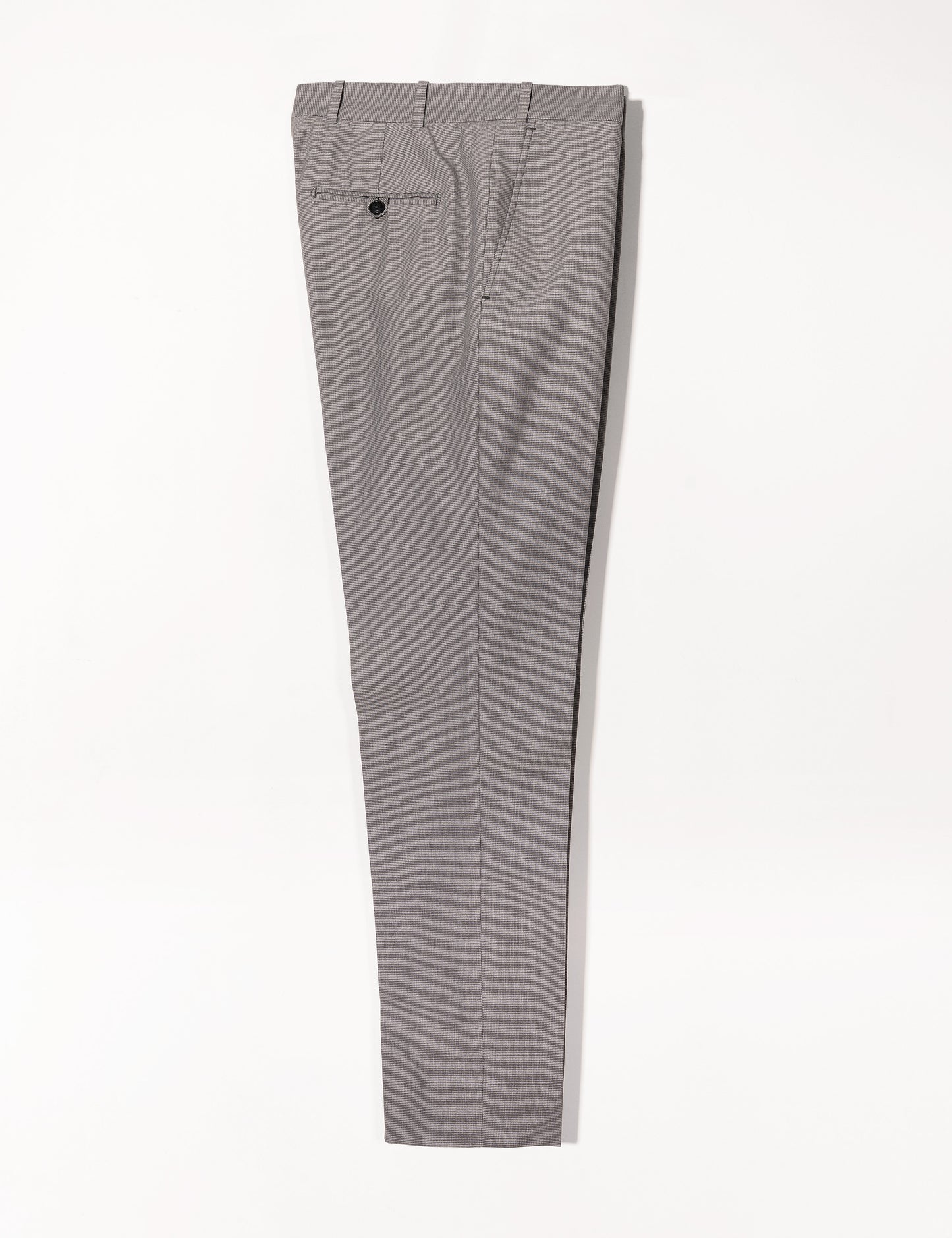 BKT50 Tailored Trousers in Cotton Micro Weave - Graphite