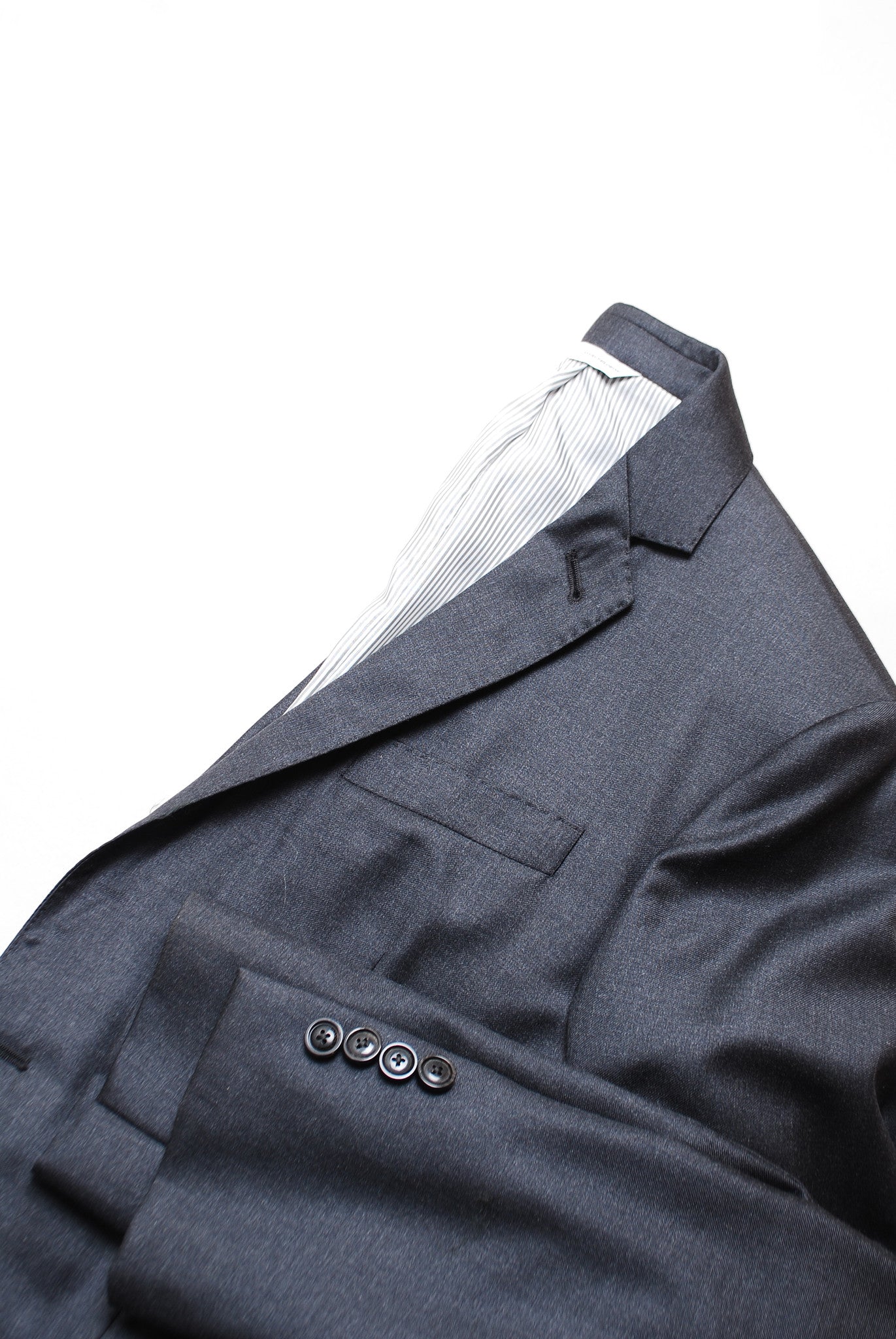 FINAL SALE: 2020 Version BKT50 Tailored Jacket in Super 110s Twill - Charcoal