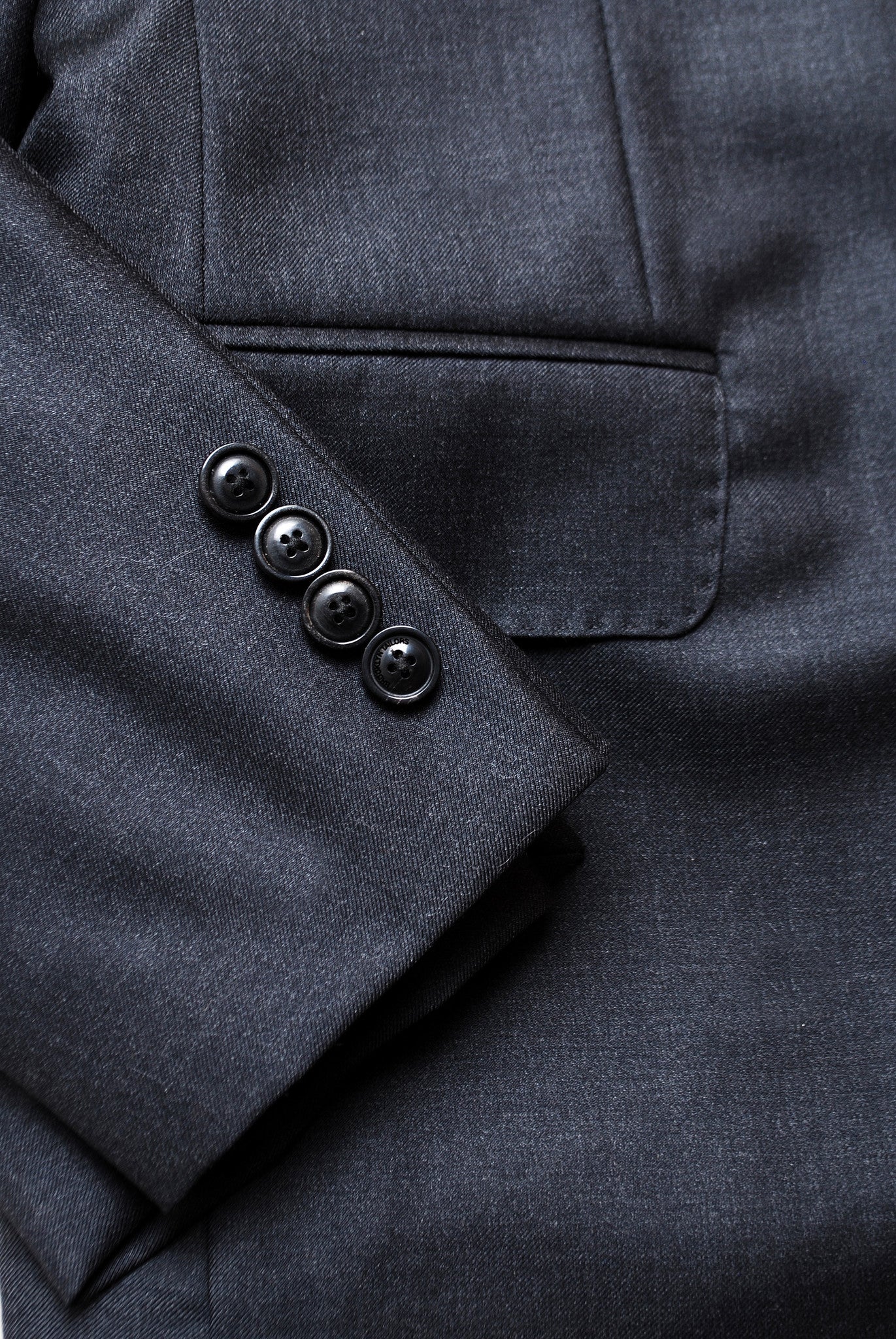 2020 Version BKT50 Tailored Jacket in Super 110s Twill - Charcoal