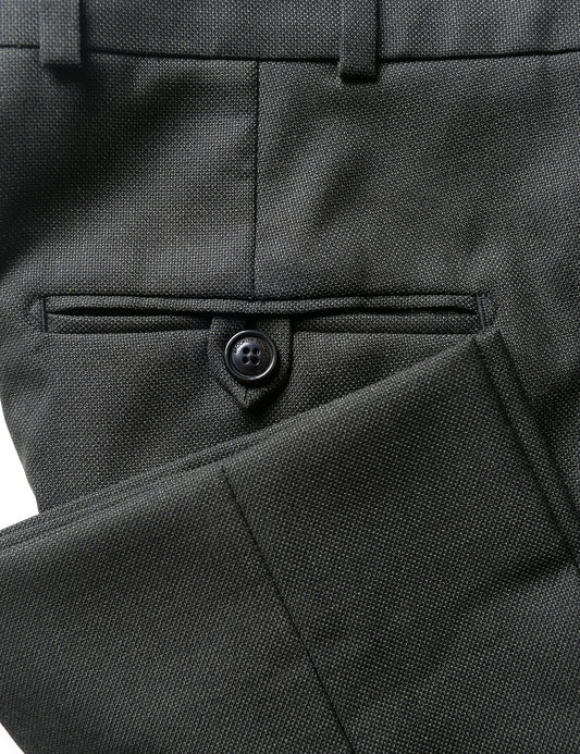 BKT50 Tailored Trousers in Textured Wool - Wrought Iron