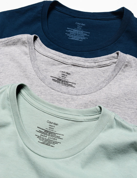 FINAL SALE: Short Sleeve Crew Neck Cotton Classics 3-Pack
