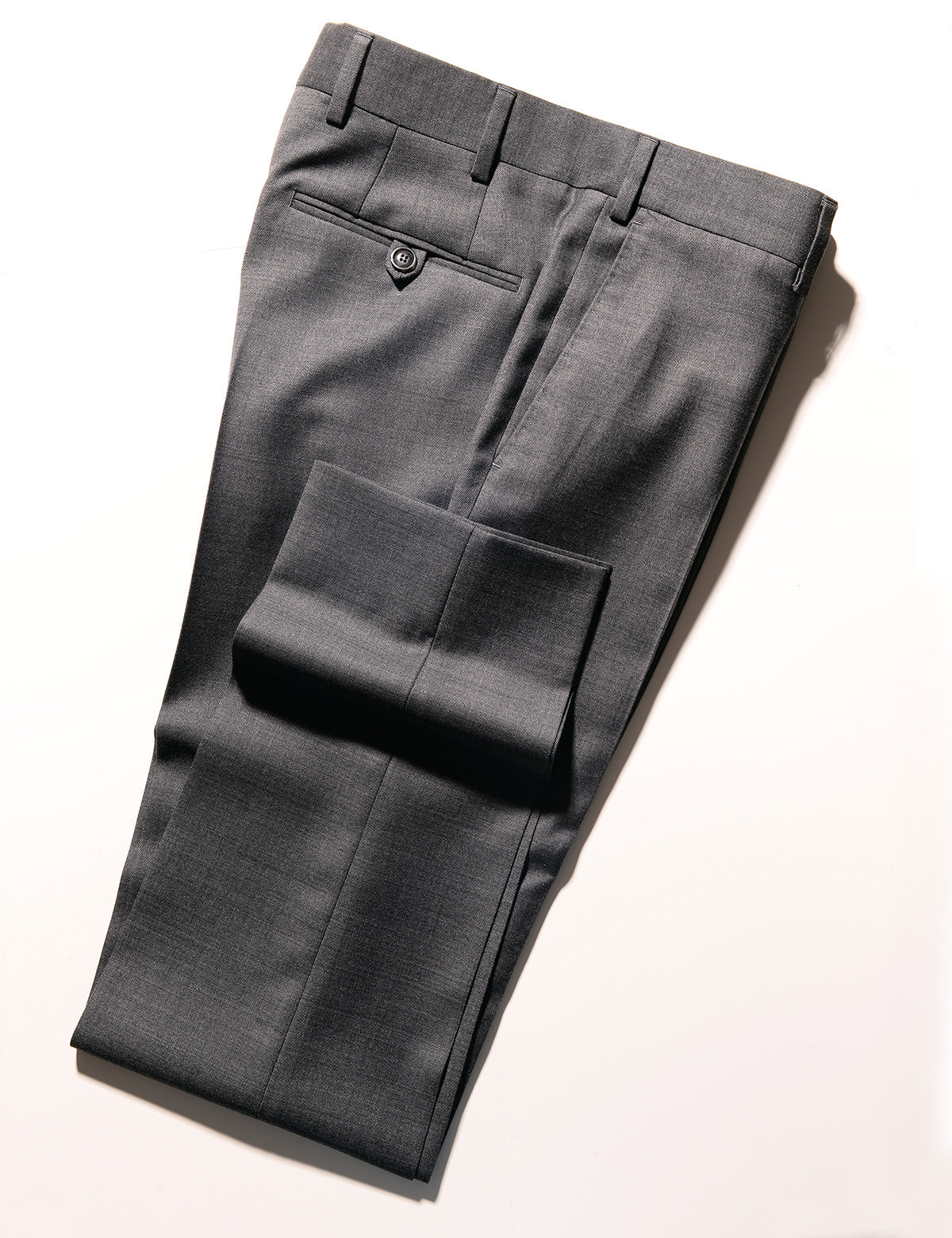 Trouser Detail Photo Showing Front and Back Details