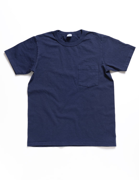 FINAL SALE: Pigment-Dyed Pocket Tee in Very Navy