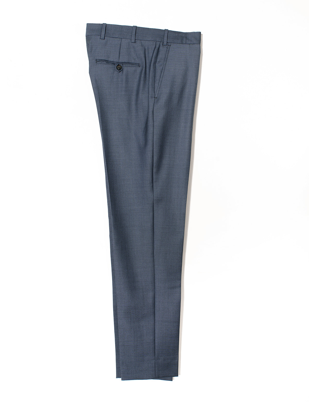 BKT50 Tailored Trousers in Wool Sharkskin - Haze Blue